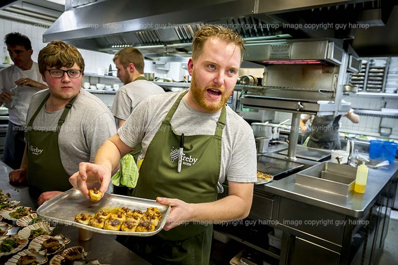 Photo by Guy Harrop. Pic of Trencherman's awards at Rick Stein's seafodd restaurant, Padstow. image copyright guy harrop info@guyharrop.com 07866 464282