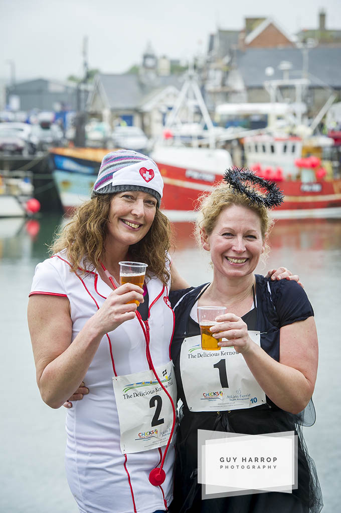 Photo by Guy Harrop. Pic of Delicious Kernow Trail run in and around North Cornwall, where runners get to sample the best local food and drink in the Southwest at regular stops along the route. image copyright guy harrop info@guyharrop.com 07866 464282