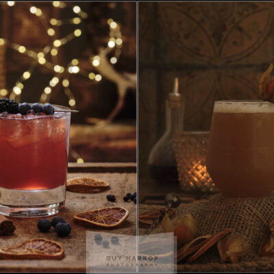 a colourful cocktail drinks in a bar © Guy Harrop 2023