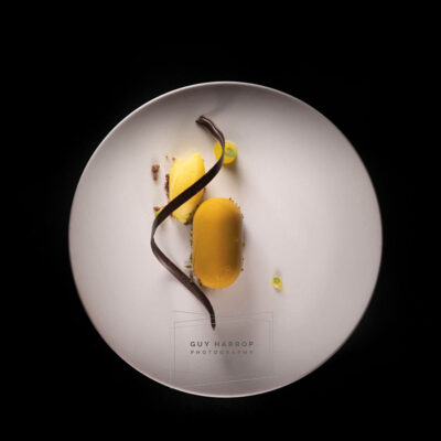 photo of a restaurant dessert © Guy Harrop 2023