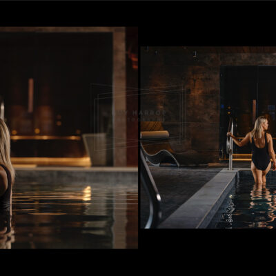 Devon luxury spa interior photographed for hospitality. &copy; Guy Harrop 2026