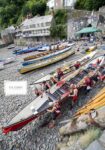 gig racing in Clovelly, Devon