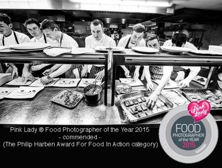 Professional chefs dishing up food in ABode restaurant during the Trencherman's guide launch, Exeter, Devon.



image copyright guy harrop
info@guyharrop.com
07866 464282