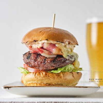 photo of gastropub burger © Guy Harrop 2024